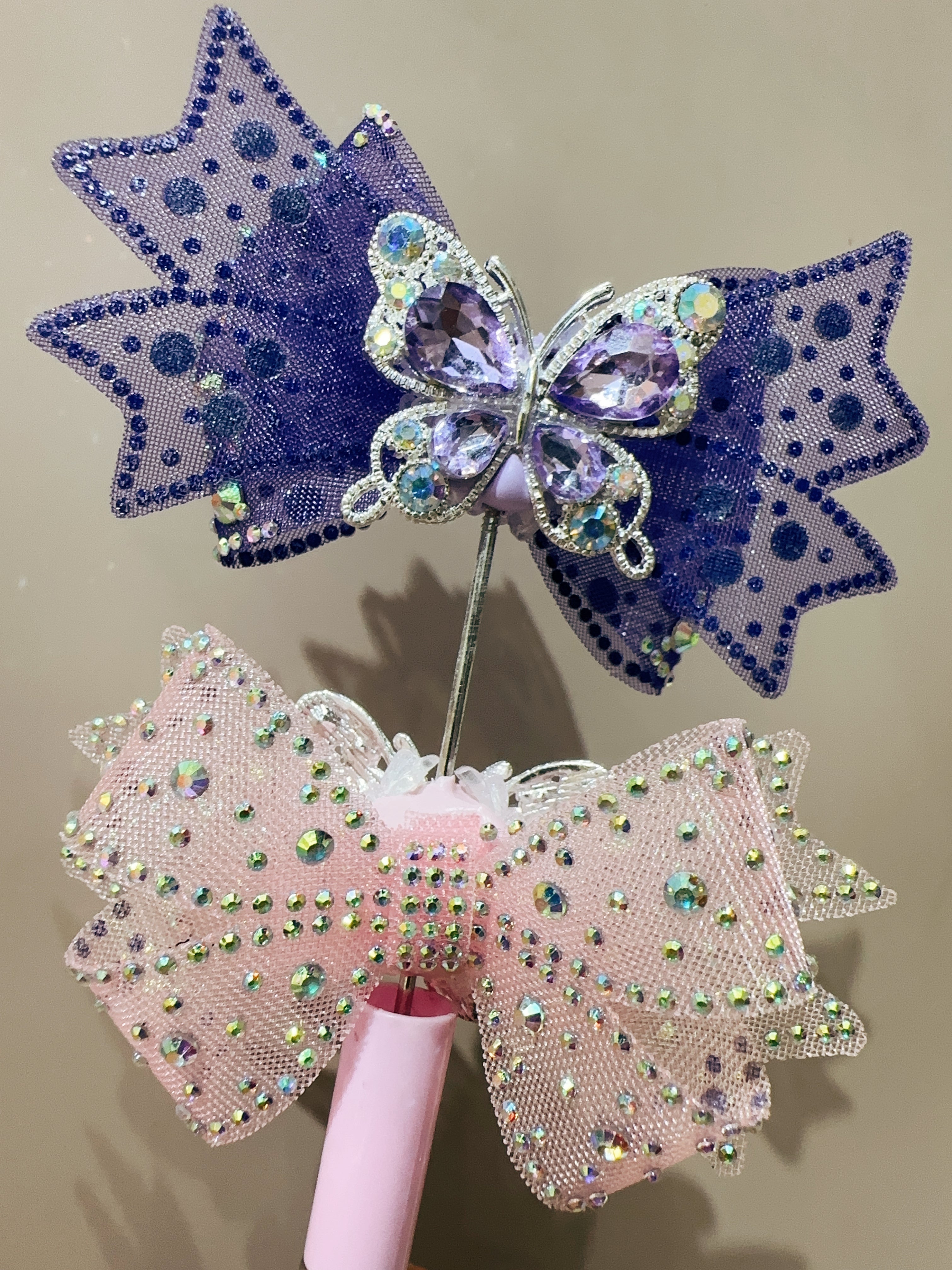 Butterfly bow beads