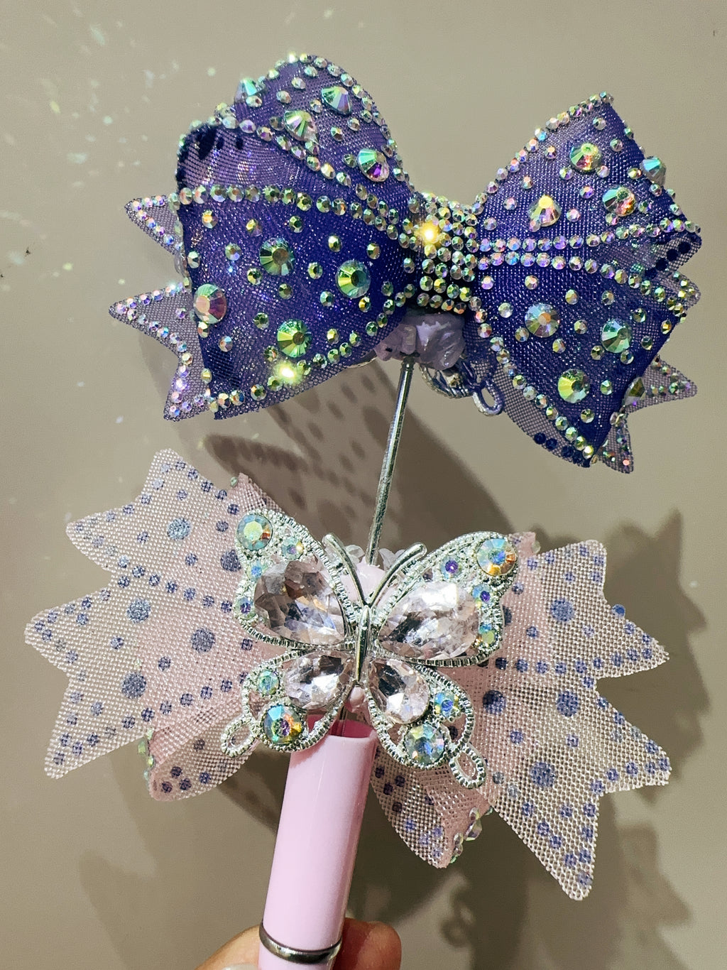 Butterfly bow beads