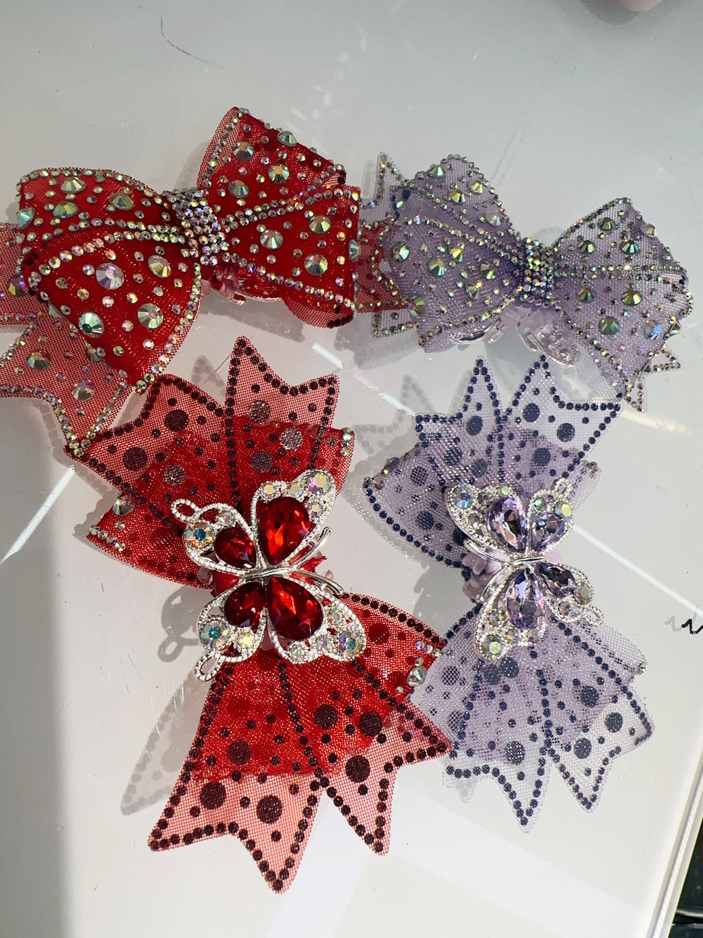 Butterfly bow beads